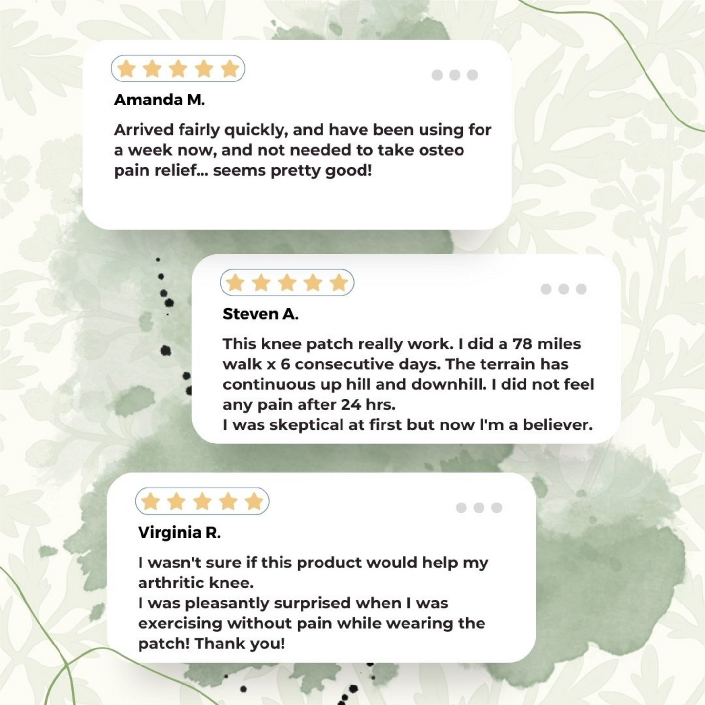 FlexiKnee™️Natural Knee Pain Patches
