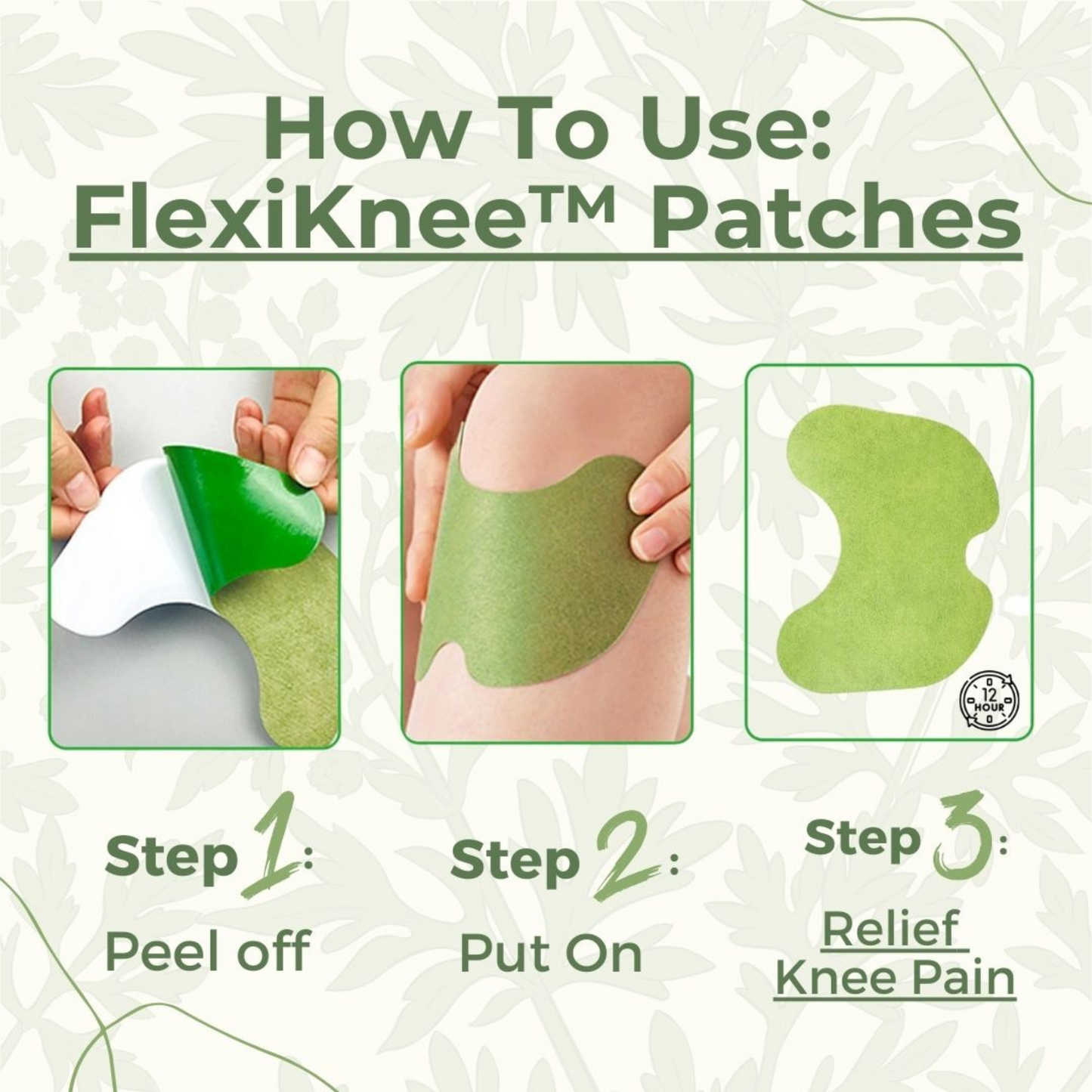 FlexiKnee™️Natural Knee Pain Patches